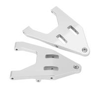 2PCS RC Front Lower Swing Arm for Udirc UD1002 UD1002se, Aluminum Alloy Swing Arm Kit, Lightweight Durable Upgrade Accessory with Easy Installation for SG1002 1/10 Desert Off Road (Argent)