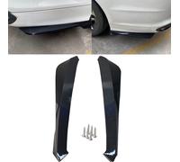 2pcs Rear Car Bumper Universal Trunk Lip Spoiler Anti-Crash Diffuser Wrap Angle Splitter Protector Carbon Fiber