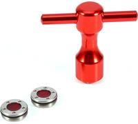 2pcs Red Golf Putter Gewichte Schraubenschlüsselwerkzeug für Scotty Cameron Putter