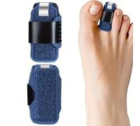 2PCS Redresseur d'orteils en marteau Redresseur d'orteils respirant et respectueux de la peau avec correcteur de marteau en plaque 'aluminium pour femmes qui se chevauchent, pliées, tordues..