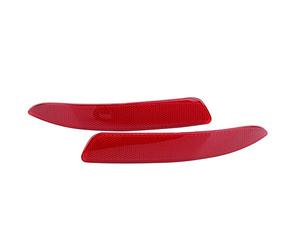 2pcs Réflecteur de Pare-chocs, Keenso Bandes Décoratives Réflecteur de Pare-chocs Lumière Lentille Arrière Gauche et Droit