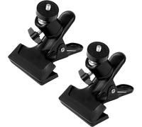 2pcs Reflector Holder Clamp, Camera Mounts for Flash Camera Clamp Holder with 1/4"" Screw Ball Head for Reflector or Flash Mount