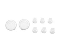 2pcs Refoulement Protecteur 6pcs Blanc Duckbill Valves Remplacement Breastpump Accessoires pour S2 S1 9 Plus Rosée 350