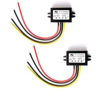 2PCS Regulateur Tension 12V de Tension DC-DC 18V-36V vers 12V 5A 60WÉtanche IP68 Convertisseur Abaisseur Tension pour Camions Bateaux Voitures Photovoltaïque Camping Lumières décoratives de Noël