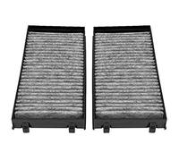 2pcs Remplacement de l'air de la cabine de voiture pour x5 E70 X6 E71, Air à poussière de pollen, cabine d'efficacité avec cadre ABS, ajustement direct pour 64316945586,