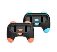 2PCS Remplacement de Manette de Jeu pour Joy-Con Poignées pour Switch 2 Joypad Support de Poignée de Main Support de Manette de Jeu pour NS Switch 2 Accessoires de Console de Jeu (Orange-blue)
