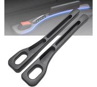 2Pcs Remplisseur D'espace de Siège Voiture pour Peugeot 3008 GT Line 2019-2024, Auto Siège Empêcher Les Objets Tomber Remplissage Accessoires,A Black