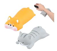 2pcs Repose Poignet Clavier Souris Support De Poignet Tapis de souris ergonomique Mignon Wrist Rest Ergonomique Protège Poignet en Mousse à Mémoire Antidérapant pour Bureau Maison Jeux (B)
