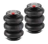 2PCS Ressort de Suspension Pneumatique Universel Standard 2600 lbs 1/2 ""NPT Single Port Sac triple SUV