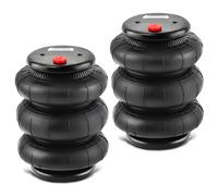 2pcs Ressort De Suspension Pneumatique Universel Standard 2600 Lbs 1/2 "Npt Single Port Sac Triple Suv