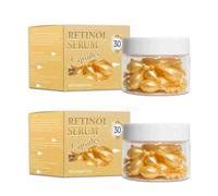 2PCS Retinol Facial Serum Capsules Hydrating & Brightening Boosts Skin Elasticity Reduces Fine Lines Daily Care
