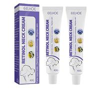 2PCS Retinol Neck Cream, Crème Raffermissante Cou, Crème au rétinol pour Le Cou, Hydratant Revitalisant pour Le Visage - Anti-Rides et Age - Rétinol et Acide Hyaluronique