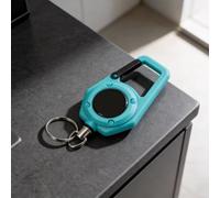 2pcs Retractable Keychain 80cm Steel Rope Anti-Loss(black) | 80cm max stretch, automatic retraction, anti-loss design, secure hold, easy access
