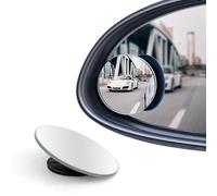 2pcs Rétroviseur Extérieur Voiture & Moto 360° Ajustable - Miroir Convexe pour Angle Mort, Conduite Accompagnée, Camion/SUV (Intérieur/Extérieur Sans Cadre)