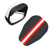 2pcs Rétroviseur Pare-Pluie de Voiture pour Alfa Romeo Alfetta GT GTV 1974-1986 Vue Arrière Miroir Pluie Sourcil Accessoires De Voiture Fibre de Carbone rétroviseur latéral Pluie sourcil