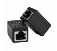 2PCS RJ45 Connecteur, RJ45 Femelle à Adaptateur Female Réseau LAN Adaptateur Adaptateur Connecteur Extender Connecteur pour Le Réseautage Home