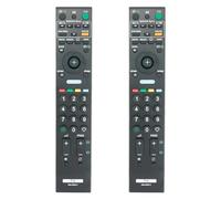 2Pcs RM-ED011 Remplacer la Télécommande adaptée à Sony Bravia TV KDL-52W4000E KDL-32W4000E KDL-52W4230 KDL-32W5500 KDL-40W5500 KDL-46W5500 KLV-40W400A KDL-40W4710 KDL-46W4710 KDL-32W4230 KDL-40WE5W