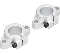 2Pcs Rod Rail Guide Support Improve Machine Efficiency Save Energy Anti Rust Durable Easily Replace Linear Rail Support