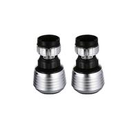 2Pcs Rotating Water Saving Faucet Splash Proof Nozzle Steam Aroma Diffuser Filter Dual Mode Universal Thread Adapter Kitchen Pour Cuisine