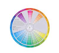 2pcs Roue de couleurs,roue de mélange de couleurs, mélanges de couleurs, guide de poche de mélange de couleurs, votre roue de couleurs pour des articles-cadeaux de design d'intérieur harmonieux 23 cm