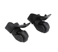 2pcs roues de bagages, roulette valise remplacement résistantes à l'usure roues pivotantes Roue de cas de rouleau
