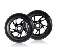 2pcs Roues De Trottinette 120mm Scooter Replacement Wheels Roues De Rechange Pour Trottinette Avec Roulements Abec 9 Roue Trottinette Roues De Scooter Pour La Plupart Des Trottinettes Noir