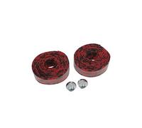 - 2pcs Rouge Noir en Mousse Anti Slip Grip Barre Ruban Guidon Envelopper,197cm