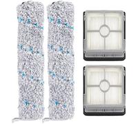 2Pcs Rouleau à brosses multi-surface + 2Pcs Filtre de remplacement pour Bissell CrossWave X7 BROSSE ET ACCESSOIRE D’ASPIRAT
