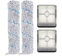 2Pcs Rouleau À Brosses Multi-Surface + 2Pcs Filtre De Remplacement Pour Bissell Crosswave X7 Pet Pro 3011 2832Z 2955Z Aspi[BC1346]