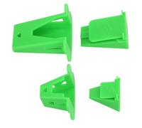 2pcs Rouleaux de Tissu, Machine à Fabriquer des Rouleaux de Gelée en Plastique pour Tissu Outil de Pliage de Tissu pour Faciliter La Fabrication de Tapis en Rouleau de Tissu (Vert)