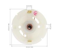 2Pcs RS550 RS380 RS775 DC electronic starter Carbon Brush Holder for Drill/Screwdriver with Carbon Brush NWPNLXEA(For RS550 DC motor A)