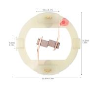 2Pcs RS550 RS380 RS775 DC electronic starter Carbon Brush Holder for Drill/Screwdriver with Carbon Brush NWPNLXEA(For RS550 DC motor B)