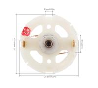 2Pcs RS550 RS380 RS775 DC electronic starter Carbon Brush Holder for Drill/Screwdriver with Carbon Brush NWPNLXEA(For RS380 DC motor B)