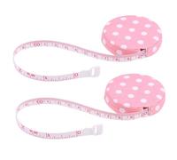 2PCS Ruban Mesures, 150 cm / 60 pouces de ruban souple précis à mesurer rétractable Tapline Fitness Fitness Fitness Couture Tailor Tricoting Craft Mesury Scale (#3)