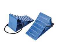 2PCS Rv Wheel Chock Wheel Stoppers Portable Wheel Chock | Cales de roue avec base antidérapante, cale de roue antidérapante robuste, bloc d'arrêt de pneu pour voitures, camping-cars
