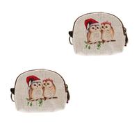 2pcs Sac de Rangement clés Pochettes Sacs Monnaie Sacs Sacs d'organisateur pour Un écouteur Enfant Poche de Poche