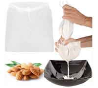 2pcs sacs lait noix qualité professionnelle,Grand 10""X12"",Sac lait d'amande réutilisable passoire alimentaire tout usage