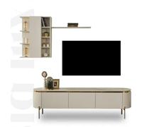 2pcs. salon set se compose de TV Lowboard+armoire murale avec étagère nouveau