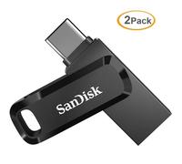2pcs SanDisk Ultra 128 Go Clé USB à double connectique pour les appareils USB Type-C