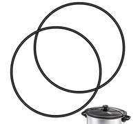 2pcs Sangle de Verrouillage du Couvercle Bande en Caoutchouc, Noir Sangle de Verrouillage de Couvercle de Casserole Convient pour 6, 7, 8 Litres Mijoteuse