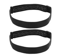 2pcs Sangles Élastiques pour Lampe Frontale, Support de Lampe Frontale Noir de Remplacement pour La Plupart Des Lampes Black Diamond Petzl Princeton Tec Fenix Streamlight