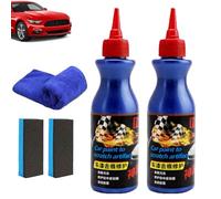 2Pcs Scratch Repair Wax for Car,Car Wax Scratch Remover,Professional Car Paint Scratch Repair Agent for Deep Scratches with Sponge Towel