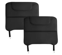 2PCS SEAT ALIR SEAT BARDE Protecteur, 18x20 pouces Taques d'étanchéité Mat à coups de pied Protecteur de siège avec stockage, tapis protection facile à installer pour les véhicules pour proté.