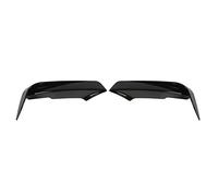 2pcs Séparateur de Lèvre de Pare-Chocs Avant Extérieur, KIMISS Séparateur de Canard de Pare-Chocs Avant Gauche Droite ABS Coupe-Vent de Remplacement pour Série 3 F30 F31 F3 320i(Noir Brillant)