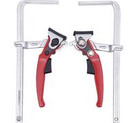 2Pcs Serre-joint à une main Pince de table Pince à levier Pince pour le travail du bois Écarteur Pour le ponçage Découpe 200*60mm