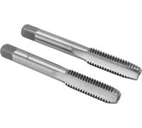 2Pcs/Set Metric Machine Tap High Speed Steel 3 Straight Flutes Screw Thread Tapping ToolM10x1.5