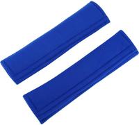 2pcs/set universel ceinture de sécurité voiture coussin de protection confortable ceinture d'épaule bleu