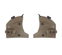 2Pcs Side Guide Rail Mount Ear Protection Helmet Accessories Ears Protective Guard for Halloween Cosplay Movie Prop Paintball CS Game