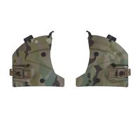 2Pcs Side Guide Rail Mount Ear Protection Helmet Accessories Ears Protective Guard for Halloween Cosplay Movie Prop Paintball CS Game