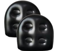 2pcs silaire de booster gonflable 18.5x14.6x5.9 '' seat spa et soutien du seat babalage plaplable avec autre siège à tub tub autre pvc seat booster des adulles, noir, accessoires de table de chaux